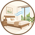 Spacious & Airy Rooms